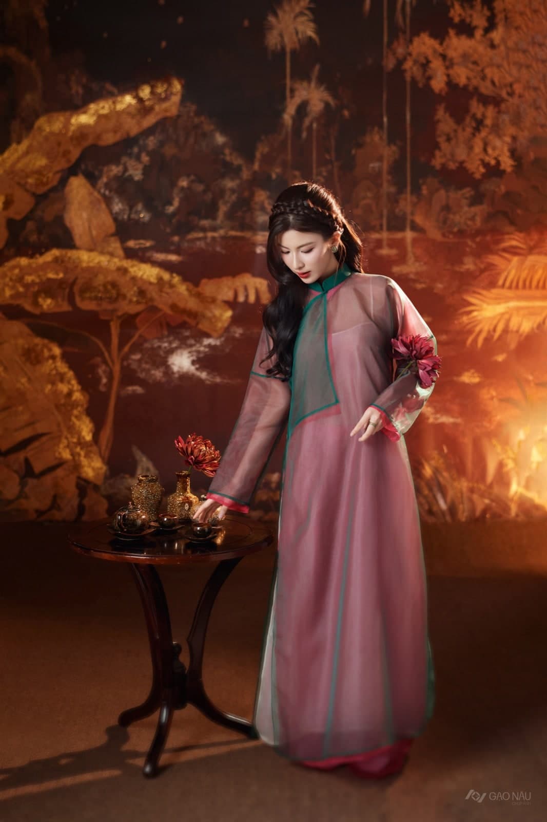 Áo Dài Tết 26 Sơn Mài — Áo dài (góc 5)