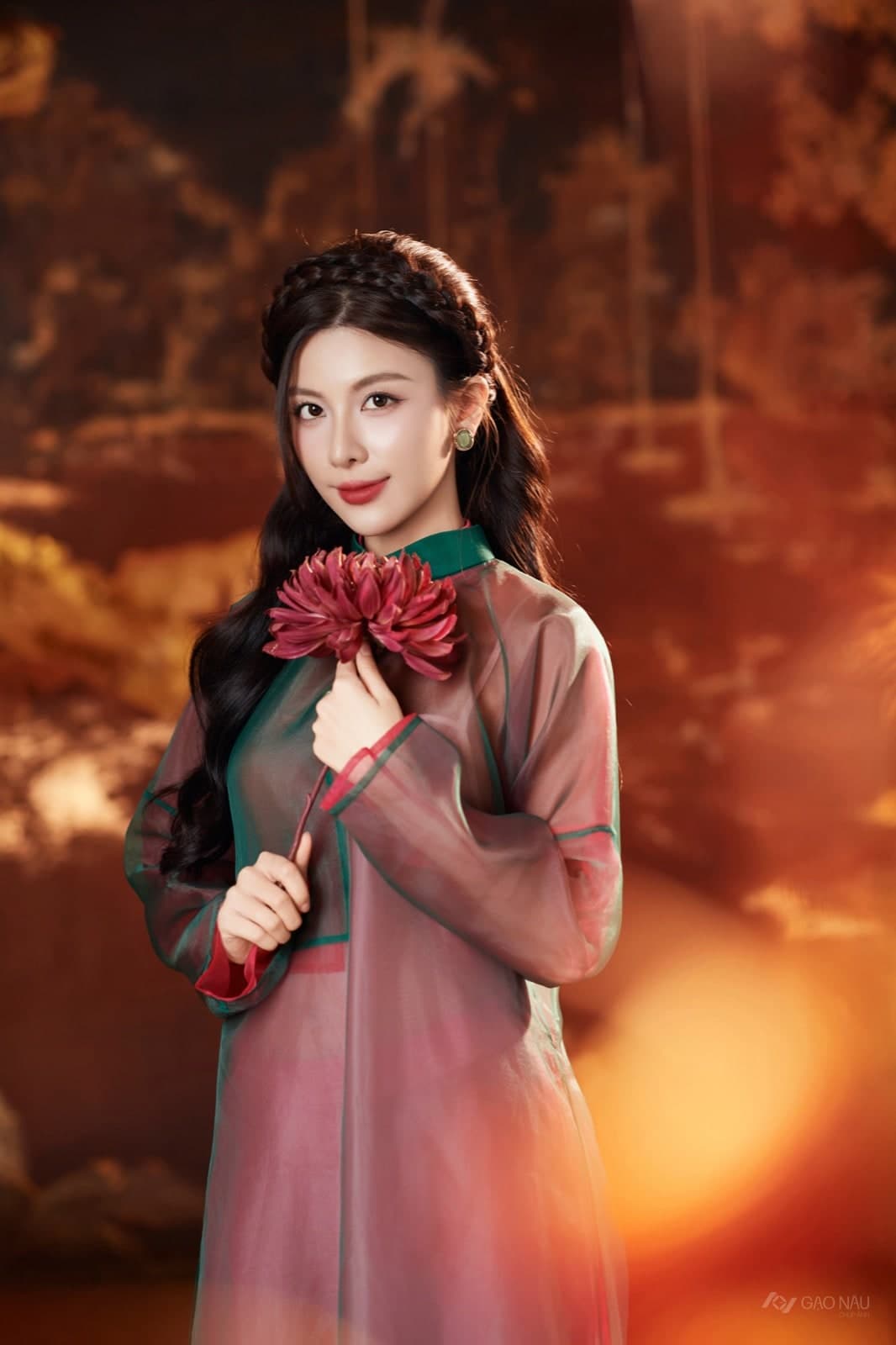 Áo Dài Tết 26 Sơn Mài — Áo dài (góc 9)
