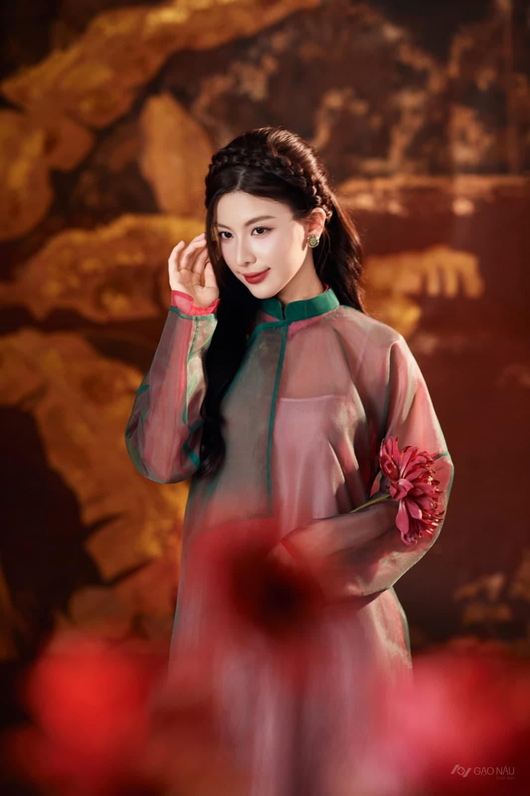 Áo Dài Tết 26 Sơn Mài — Áo dài (góc 11)