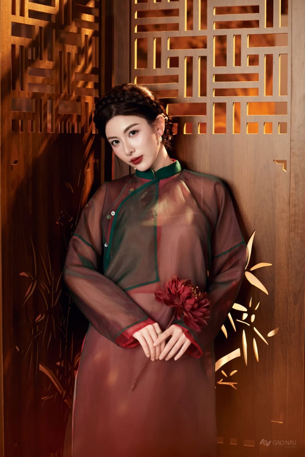 Áo Dài Tết 26 Sơn Mài — Áo dài (góc 21)