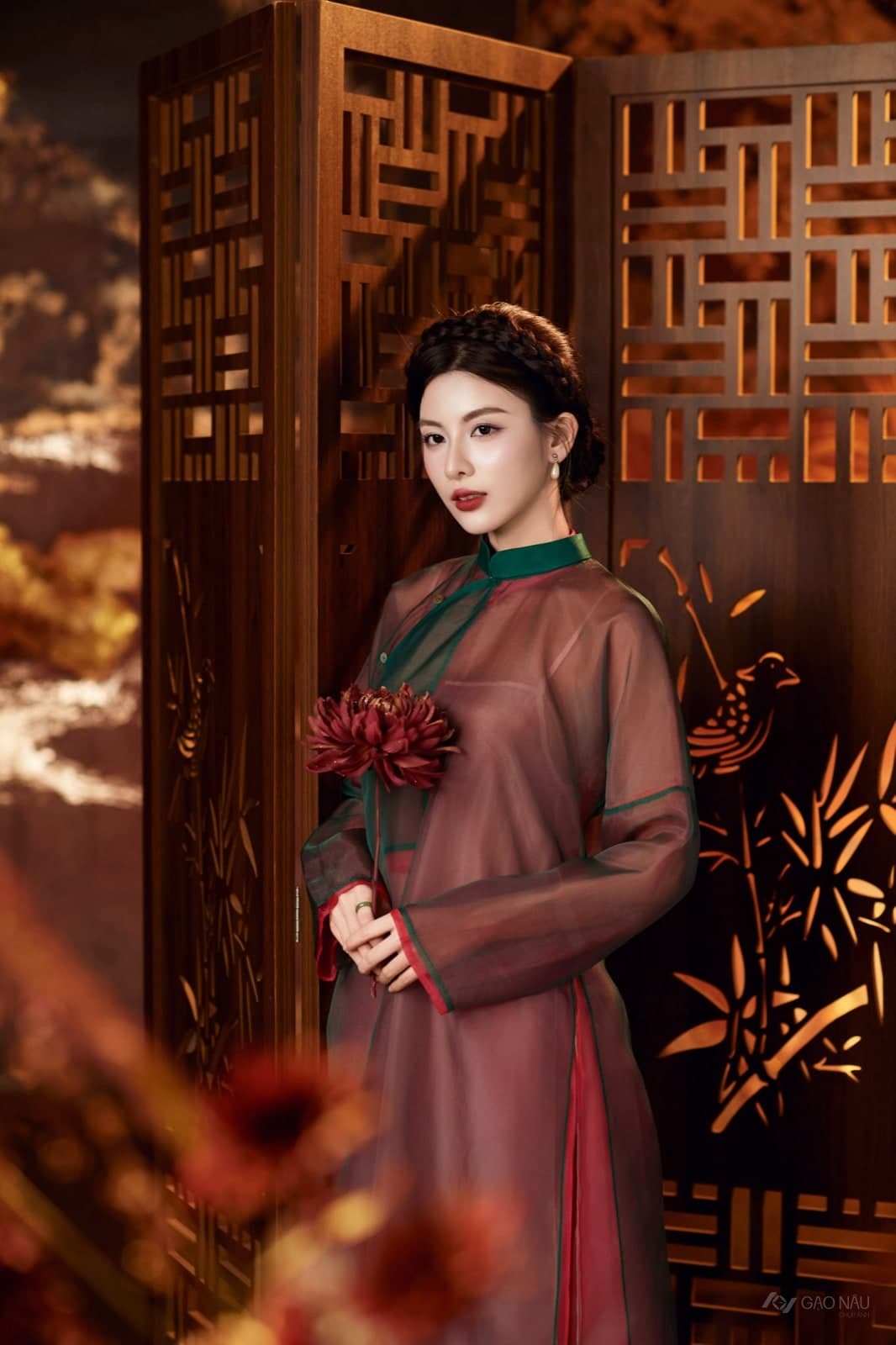Áo Dài Tết 26 Sơn Mài — Áo dài (góc 24)