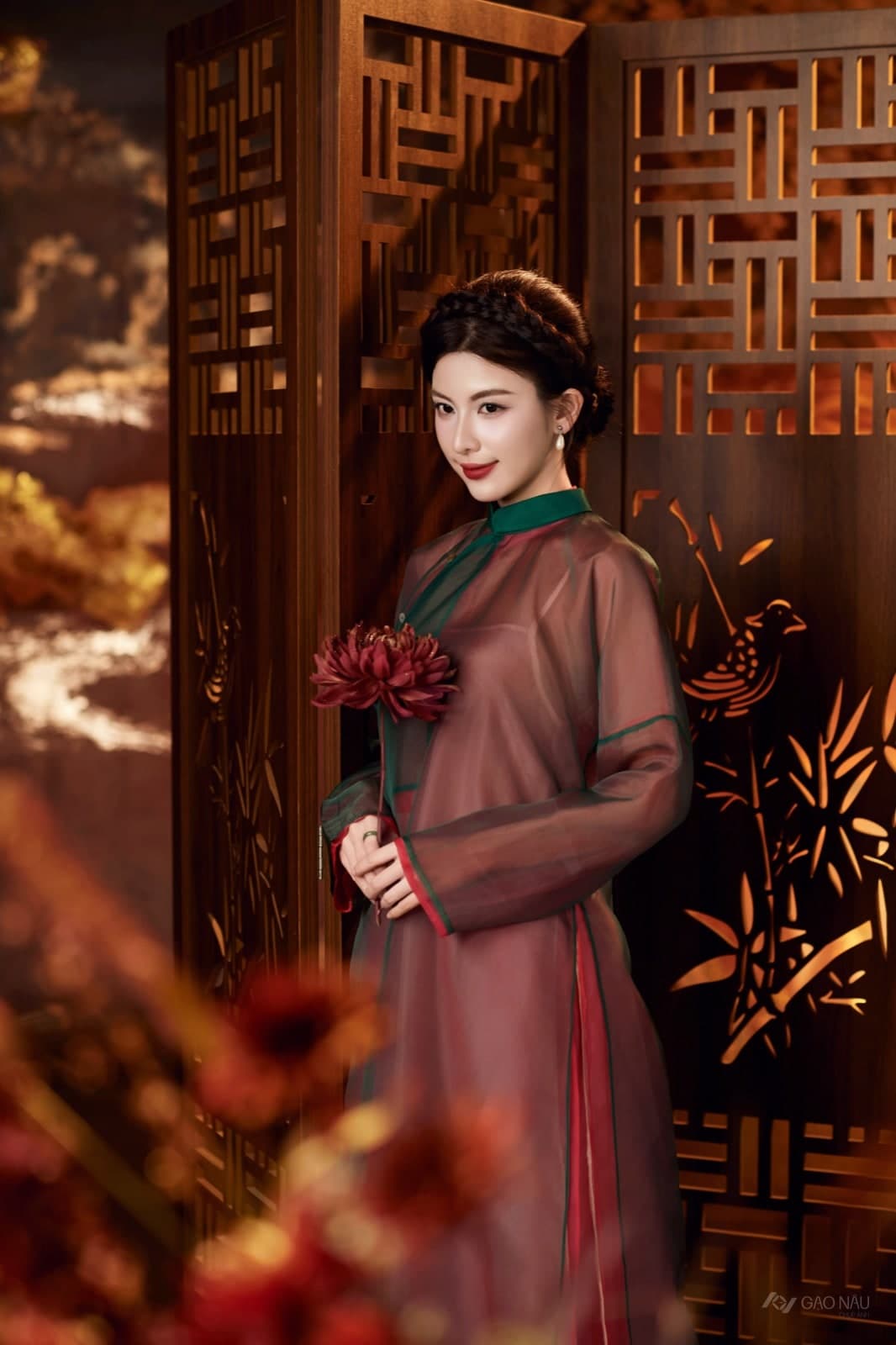 Áo Dài Tết 26 Sơn Mài — Áo dài (góc 25)