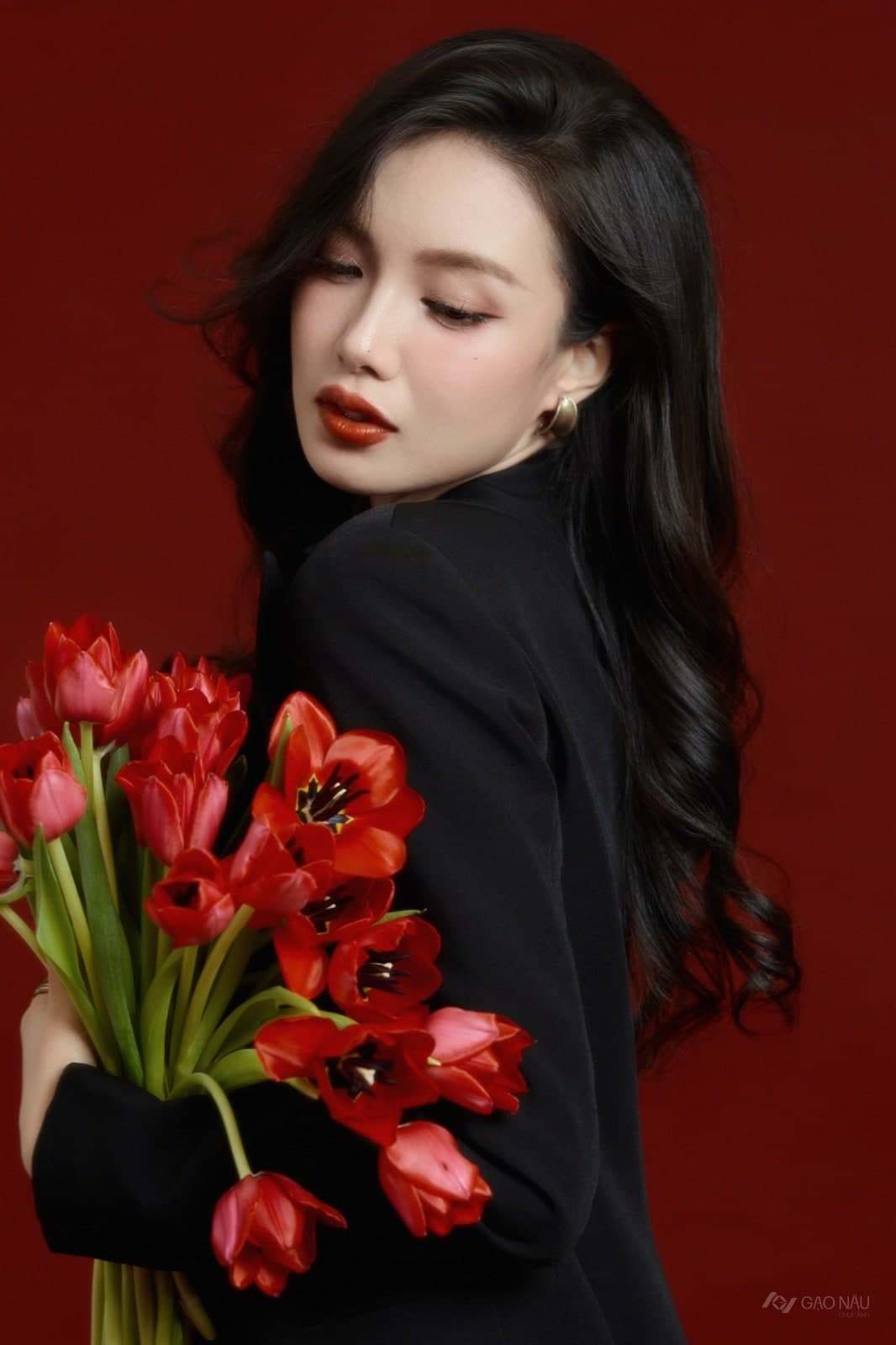Cá nhân Tulip Rose — Chân dung (góc 38)