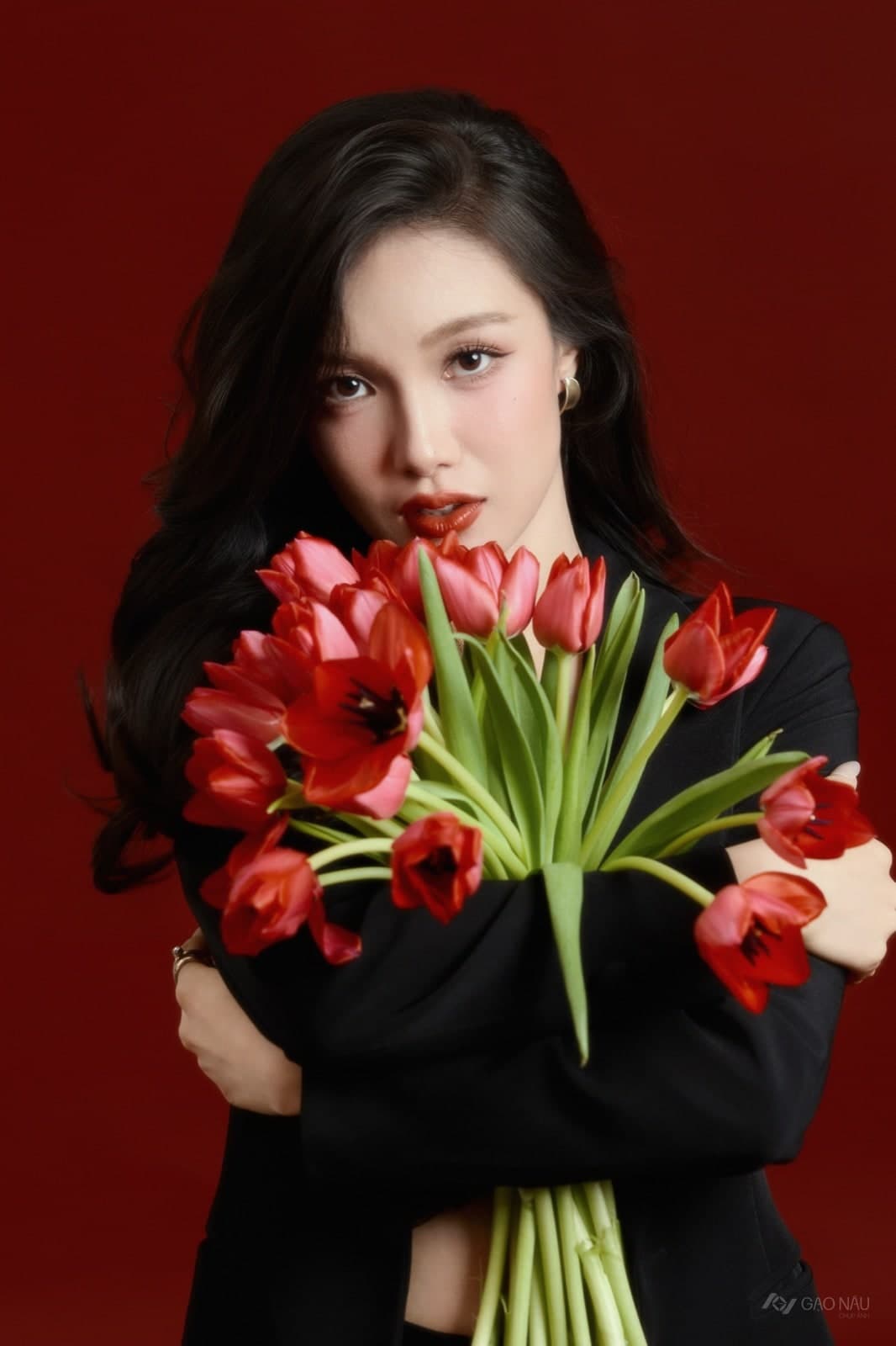 Cá nhân Tulip Rose — Chân dung (góc 47)