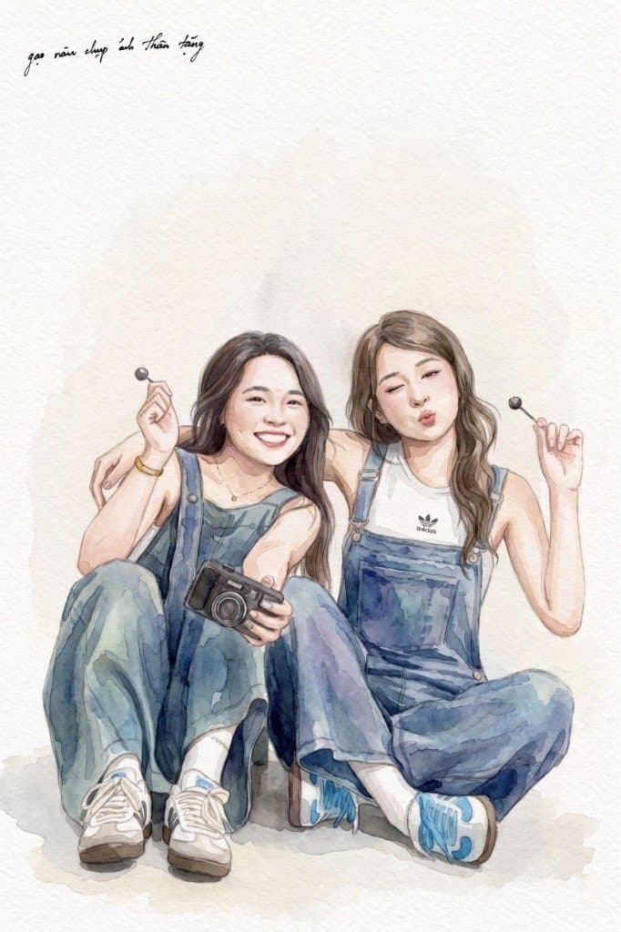 Hai màu xanh và một câu nói nhỏ
