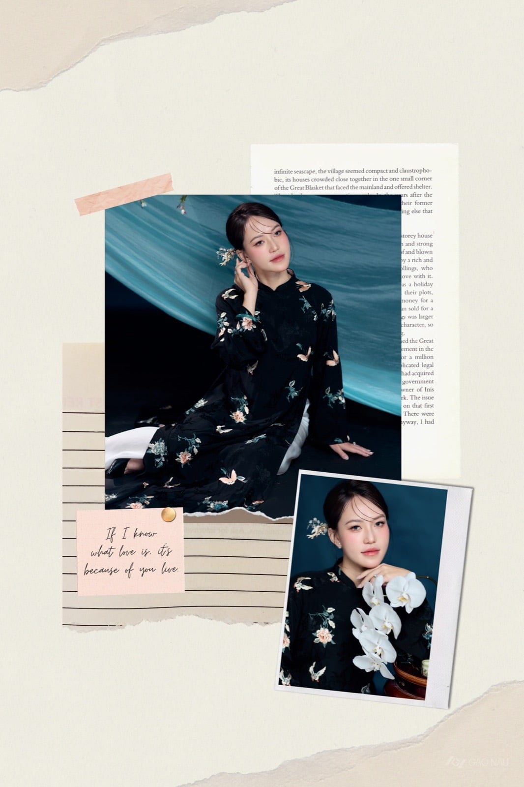 Áo Dài Tết 25 Tết Thủy — 아오자이 (góc 27)