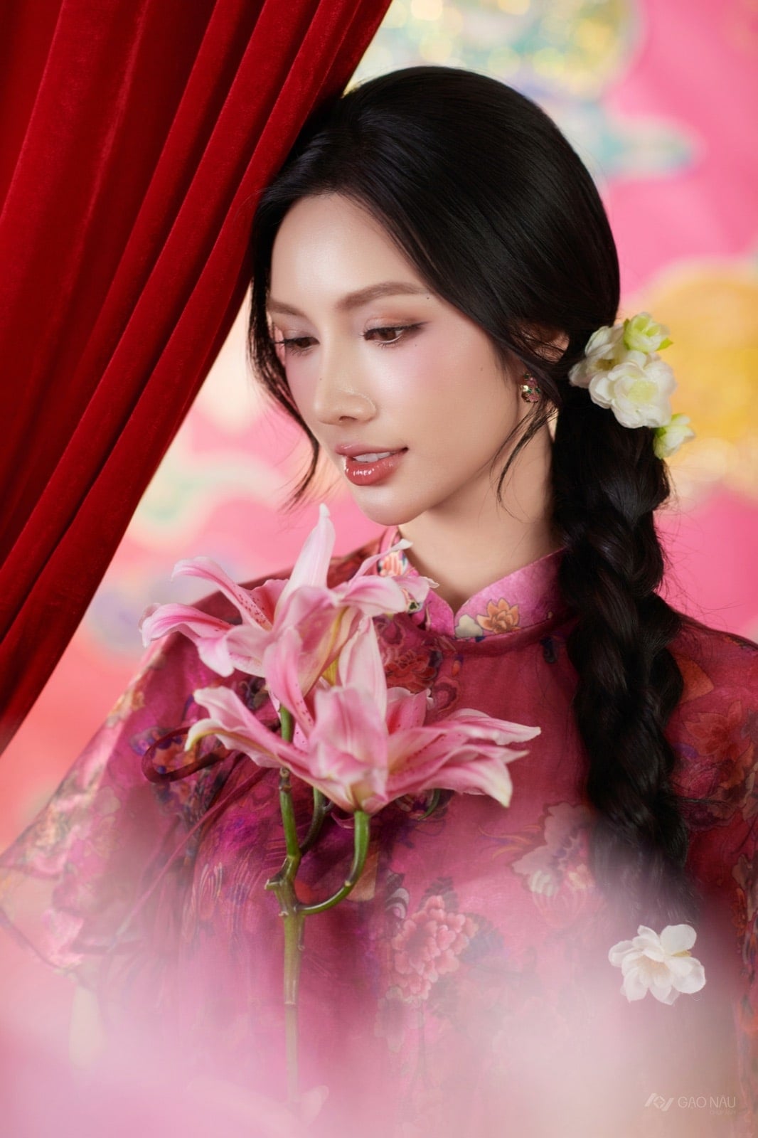Áo Dài Tết 26 Hàng Trống — 아오자이 (góc 7)