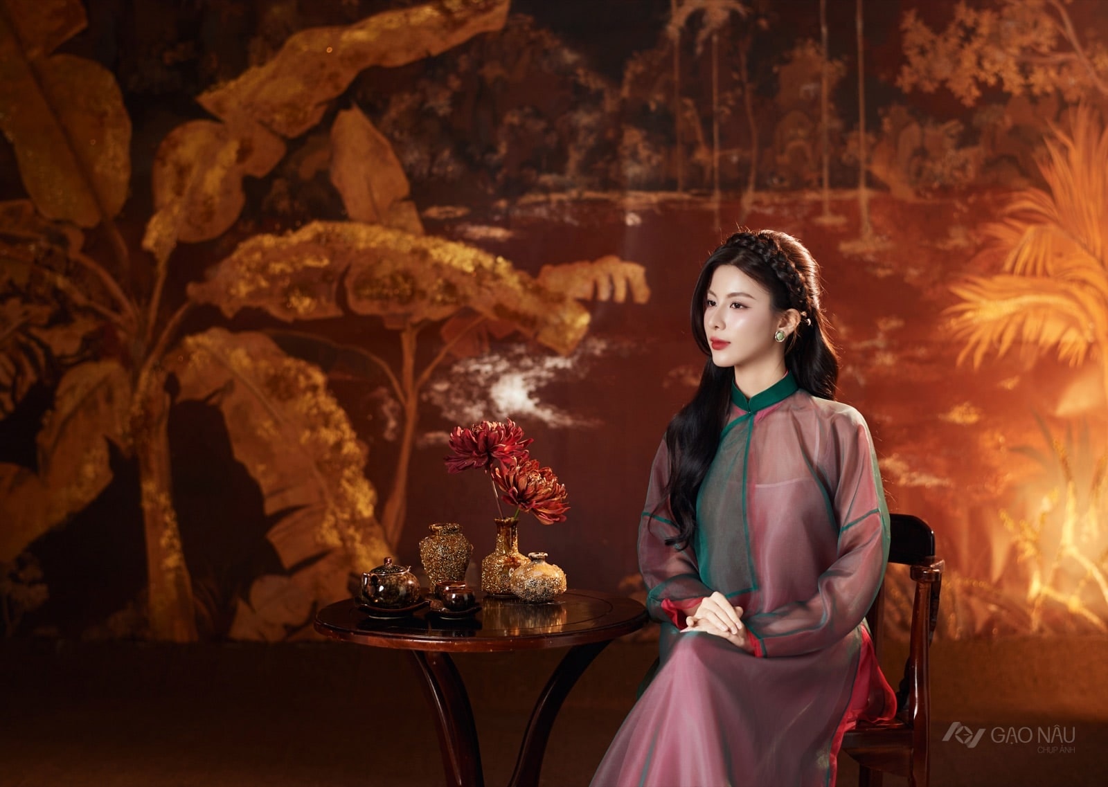 Áo Dài Tết 26 Sơn Mài — 奥黛 tại Gạo Nâu