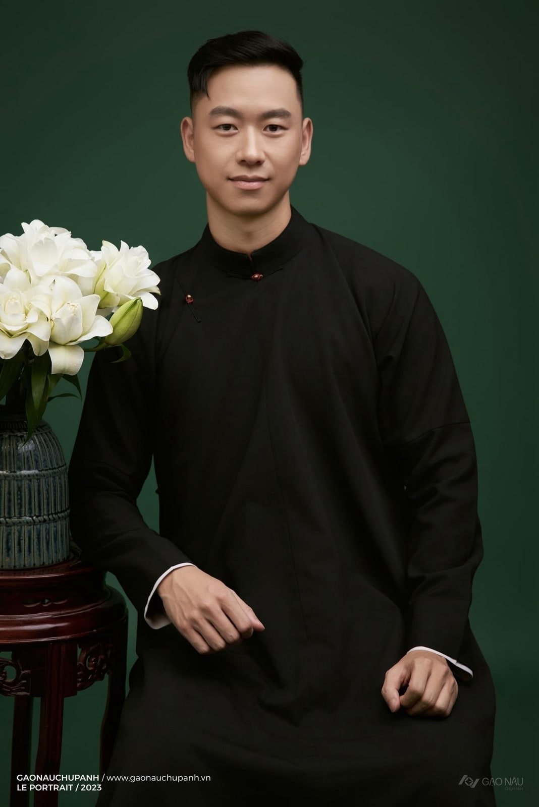 ÁO DÀI NAM — Chân dung tại Gạo Nâu