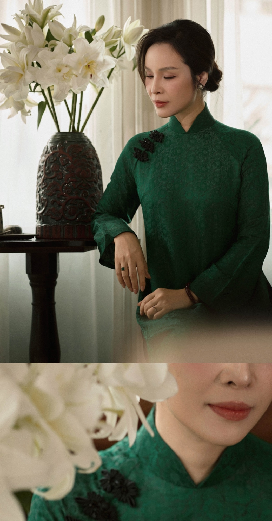 "Áo dài Hà Thành" — Khi tinh thần Bắc Bộ hiện diện trong từng đường chỉ — khung 3