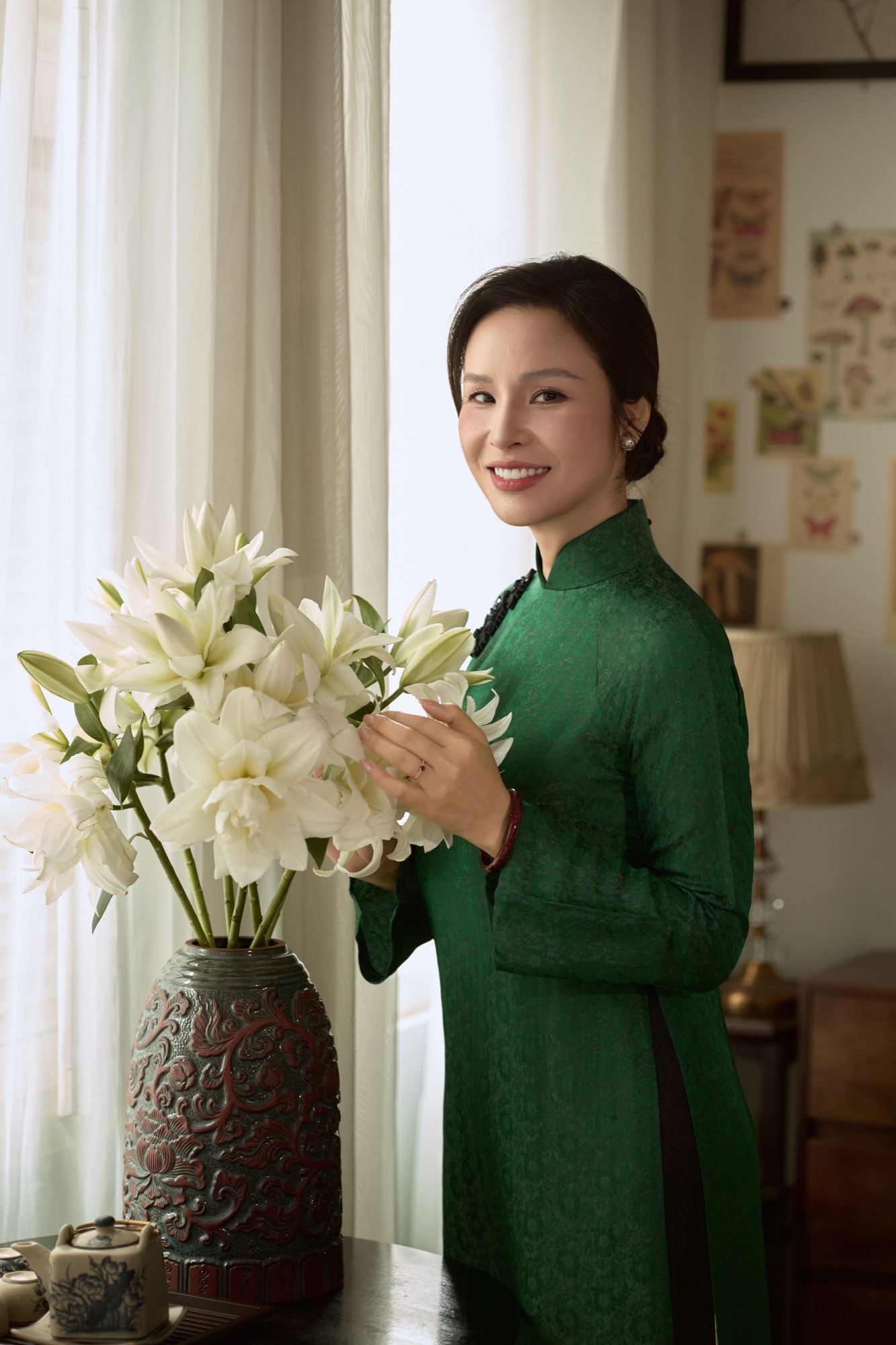 "Áo dài Hà Thành" — Khi tinh thần Bắc Bộ hiện diện trong từng đường chỉ — ảnh 6