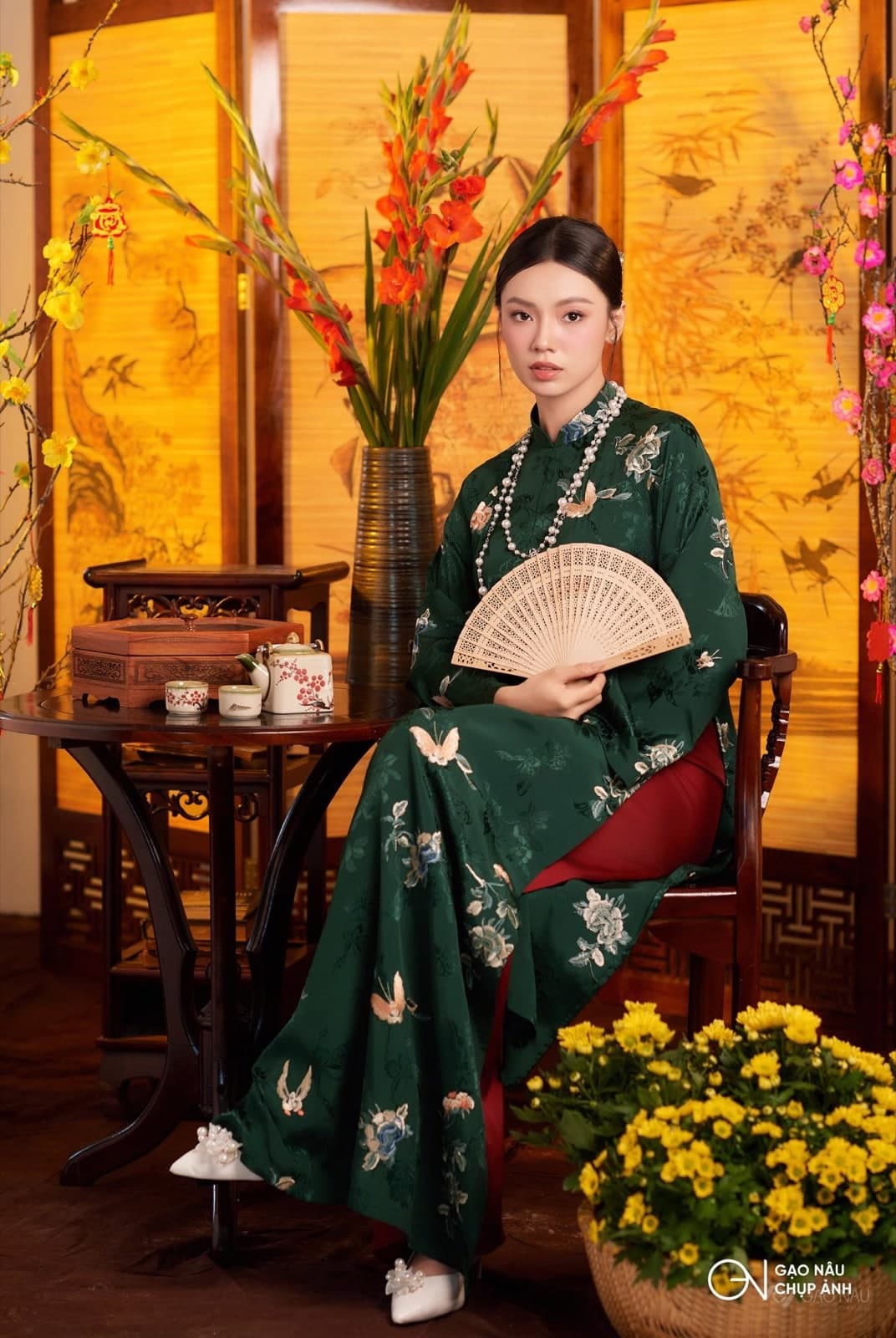 Áo Dài Tết 25 Tết Kim — Áo dài (góc 4)