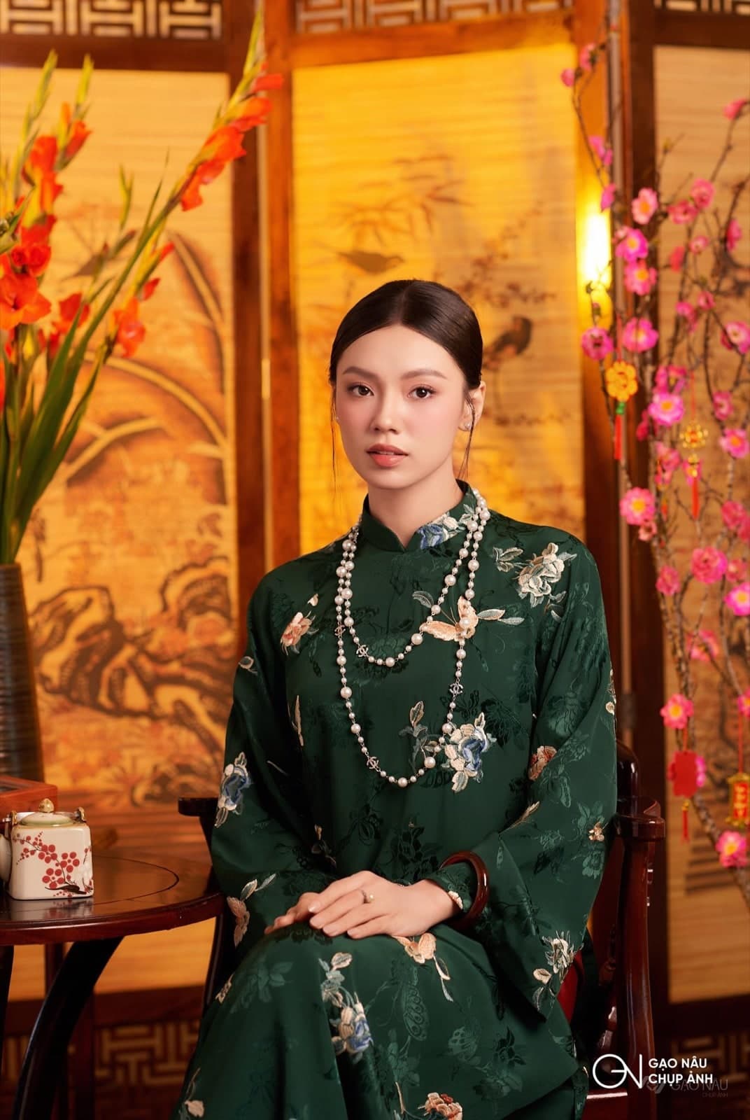 Áo Dài Tết 25 Tết Kim — Áo dài (góc 6)