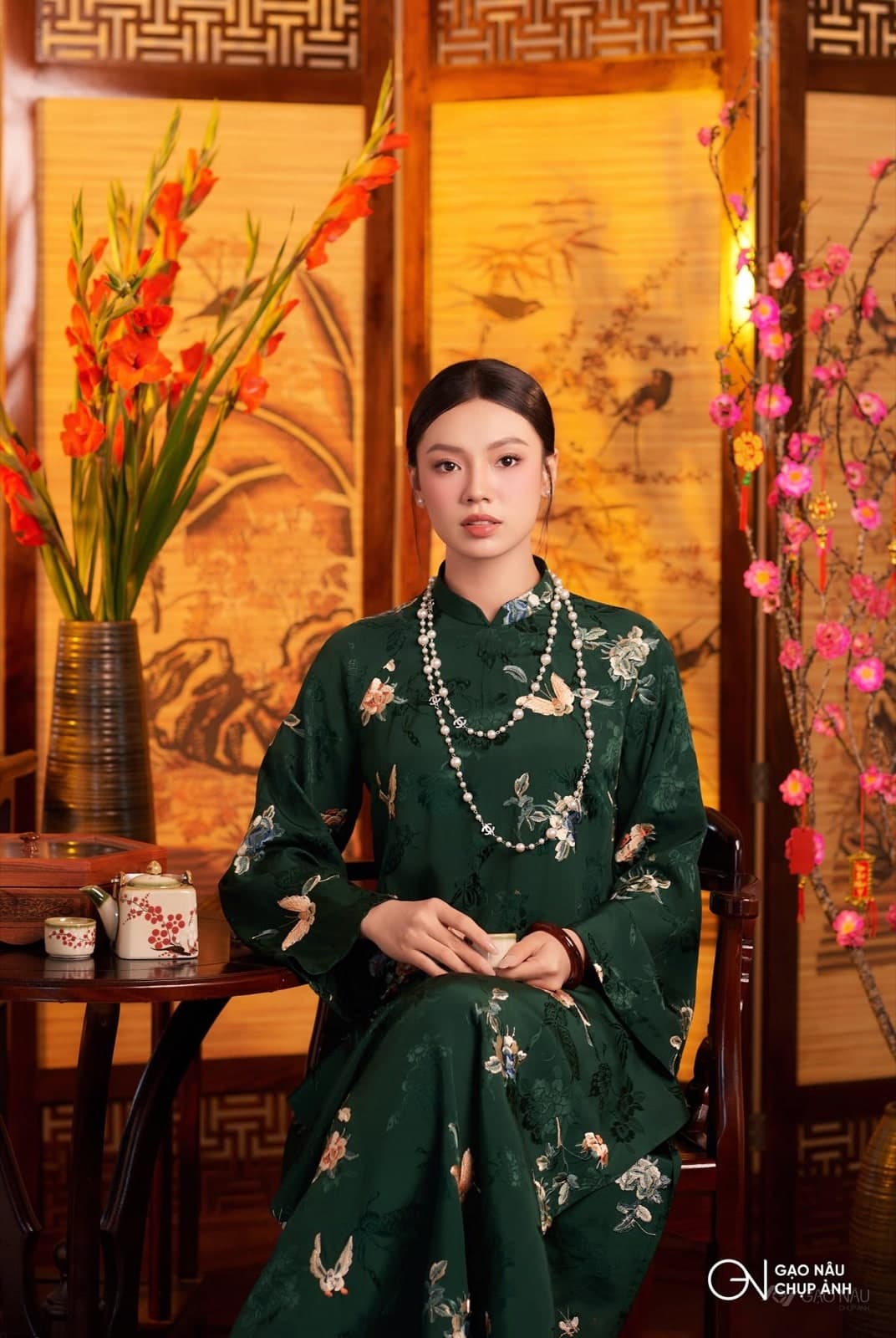 Áo Dài Tết 25 Tết Kim — Áo dài (góc 10)