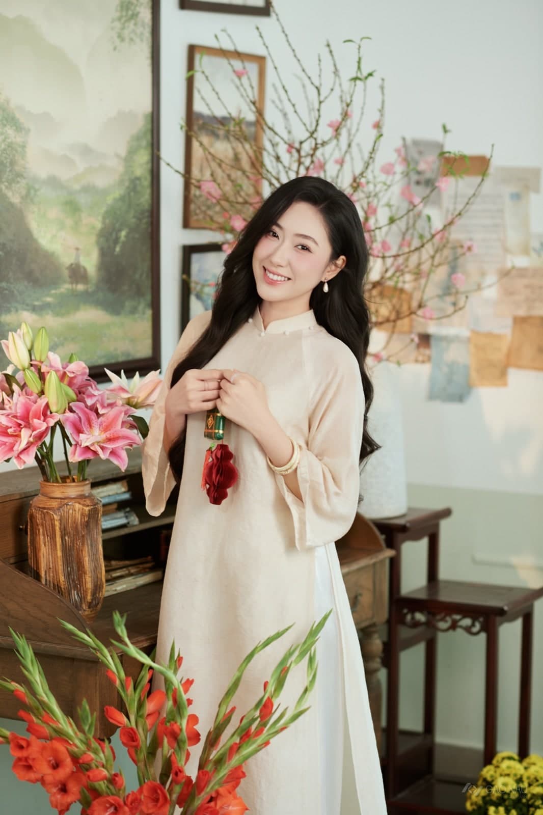 Áo Dài Tết 26 Kim Yên — Áo dài (góc 34)