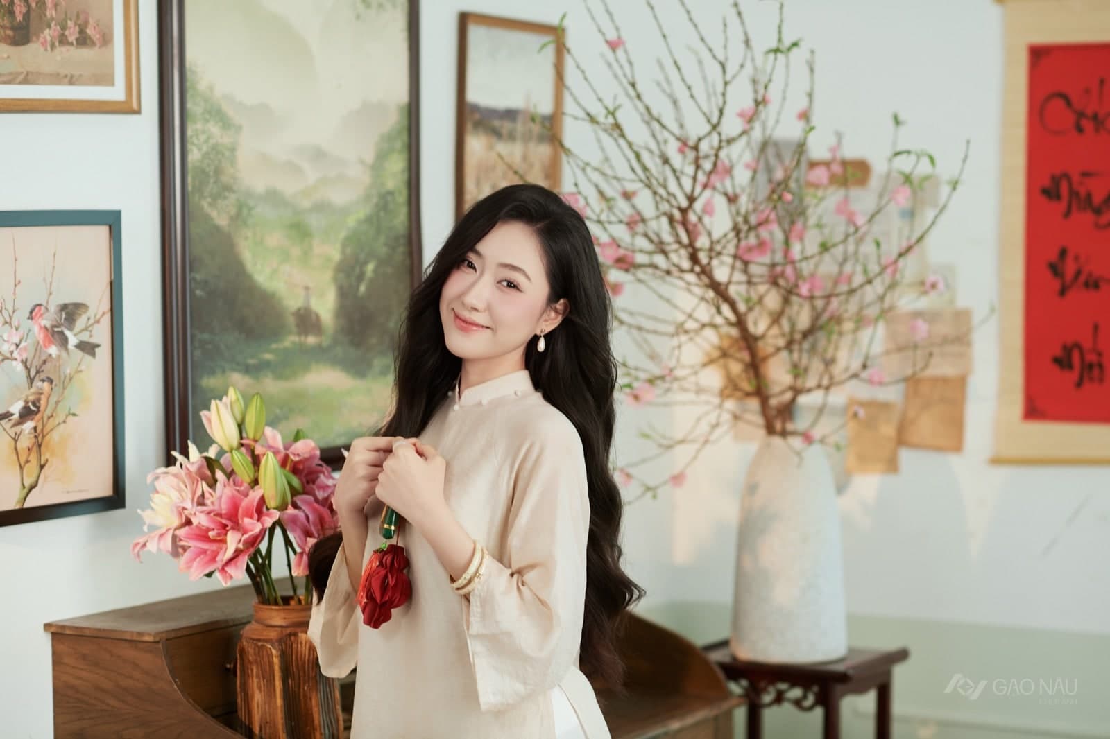 Áo Dài Tết 26 Kim Yên — Áo dài (góc 35)