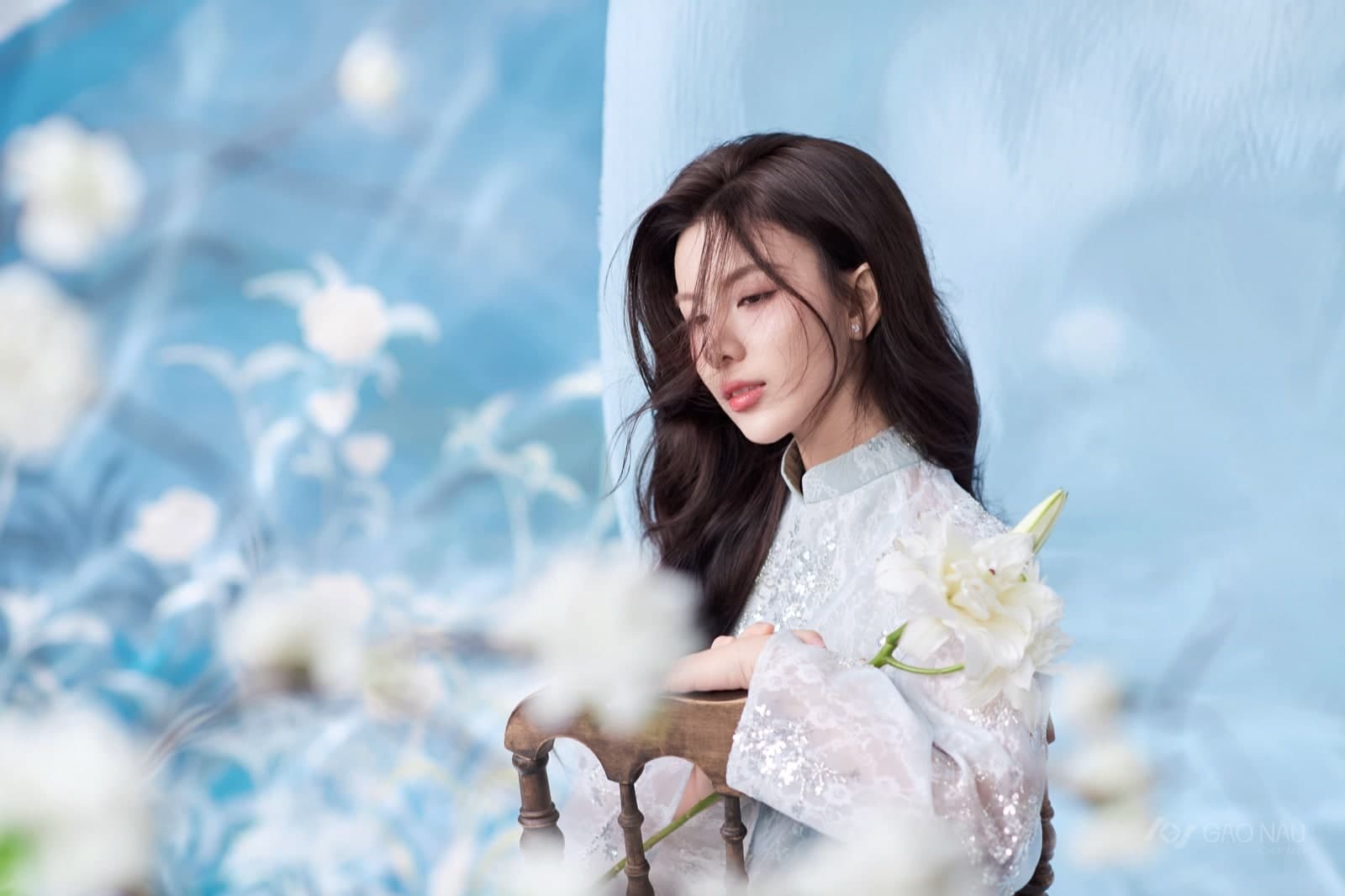 Áo Dài Tết 26 Lụa Là — Áo dài (góc 30)