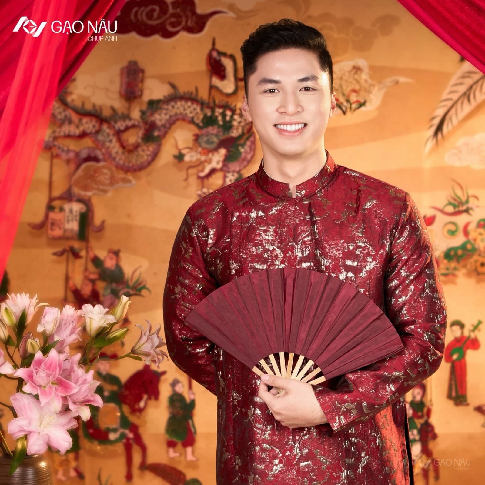 Couple Áo dài Đông Hồ — Couple (góc 4)