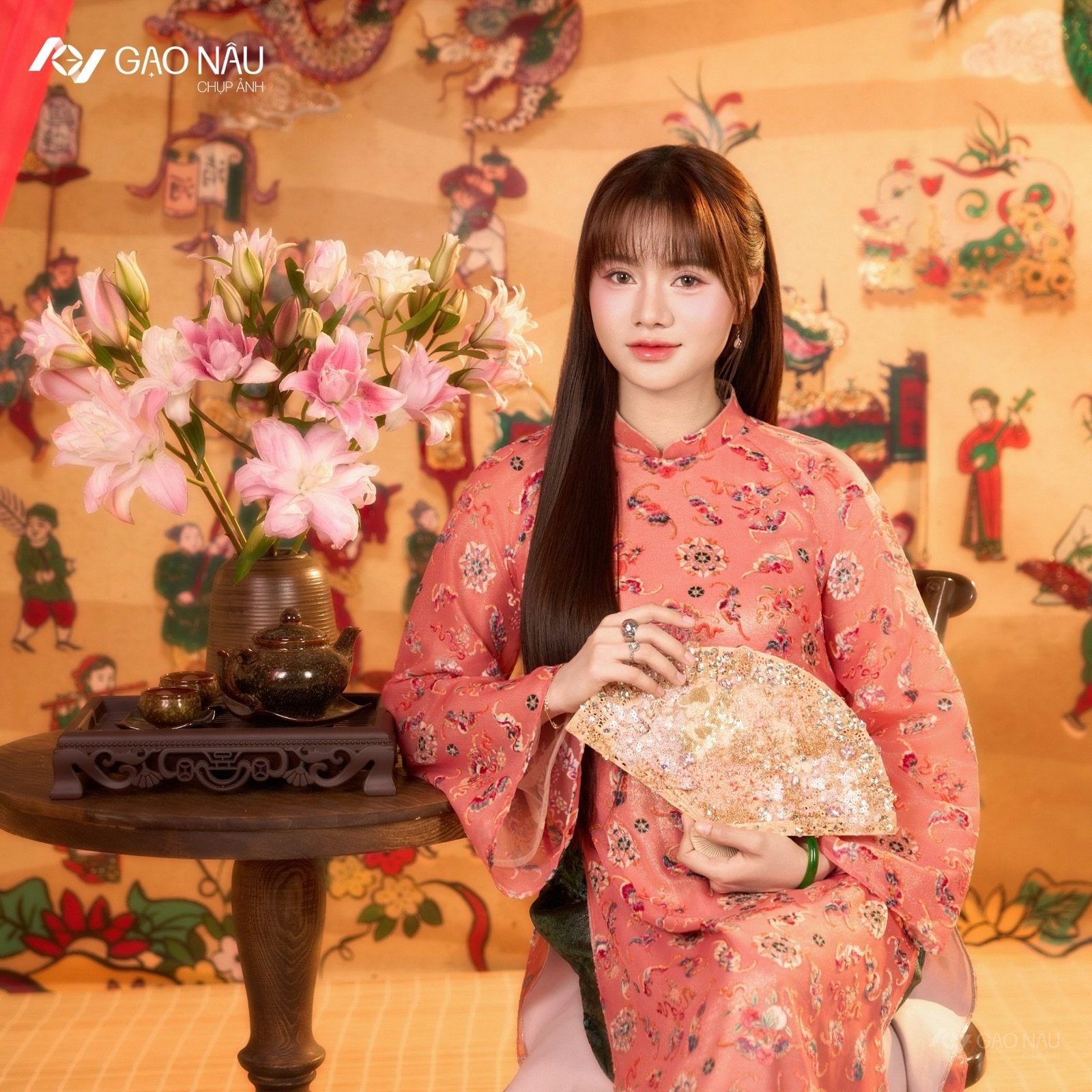 Couple Áo dài Đông Hồ — ảnh 5