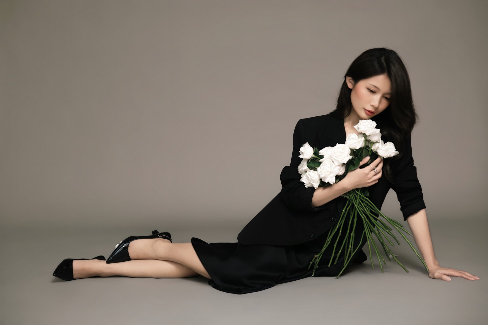 Bó hoa hồng trắng cho riêng mình 19